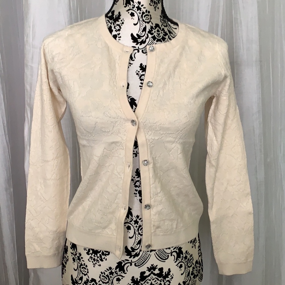 NWT Milly Mini - Floral Jacquard Cardigan